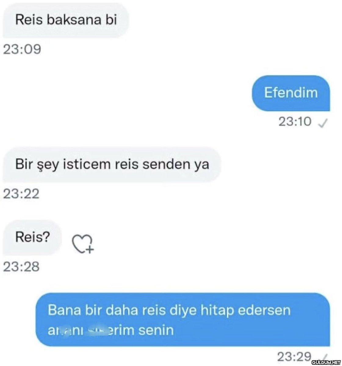 Reis baksana bi 23:09 Bir...
