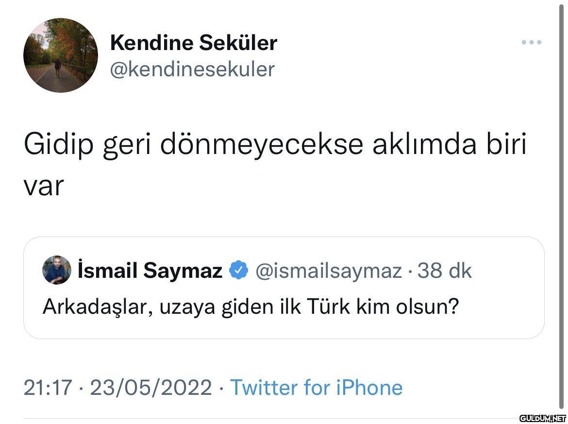 Kendine Seküler...