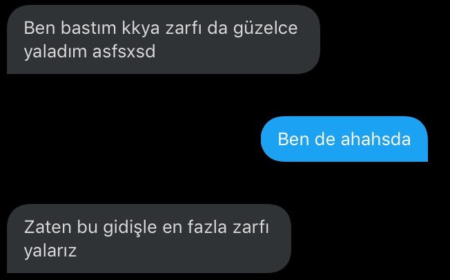 Ben bastım kkya zarfı da...