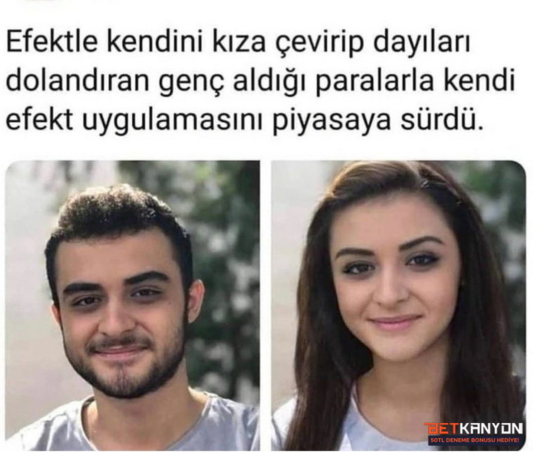 Efektle kendini kıza...
