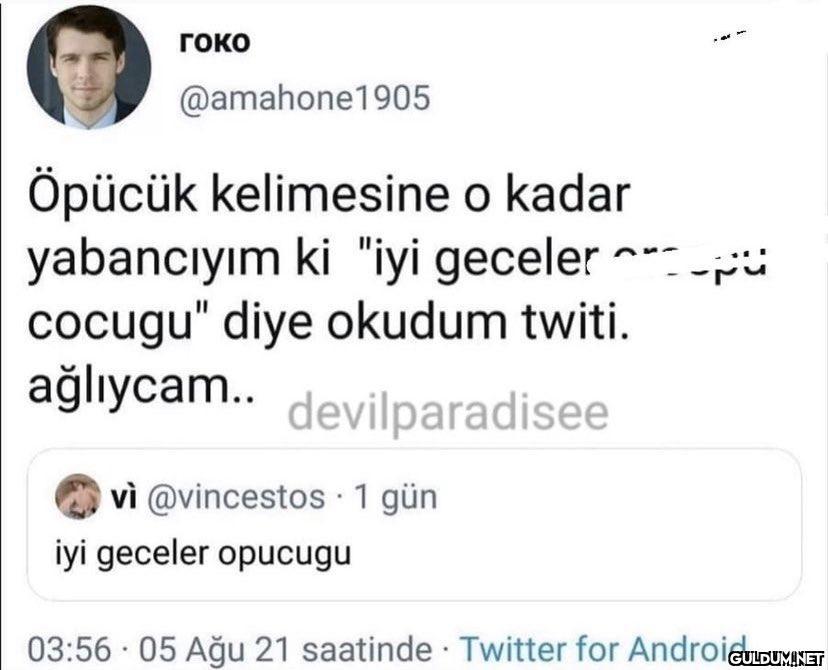 ГОКО @amahone1905 Öpücük...