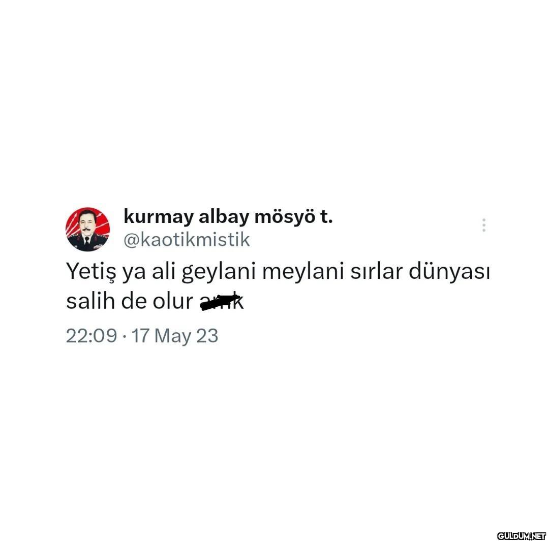 kurmay albay mösyö t....
