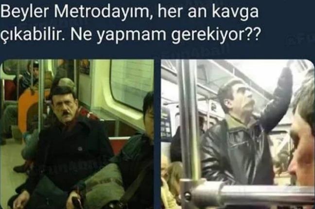 Beyler Metrodayım, her an...