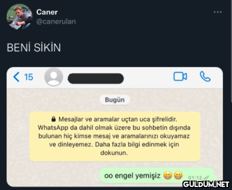 Caner @canerulan BENİ...