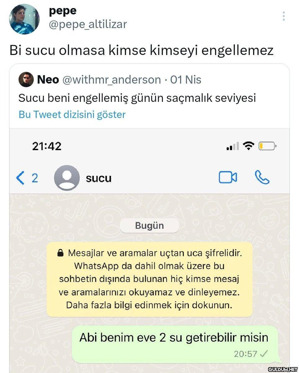 Sadece erkekler şaka...