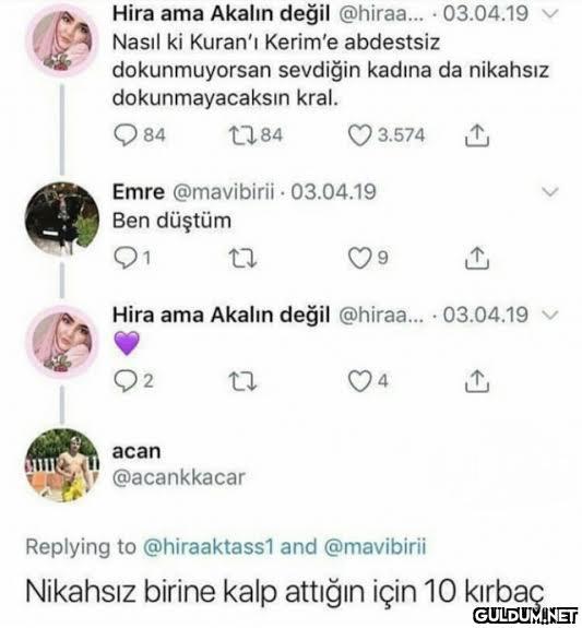 Hira ama Akalın değil...