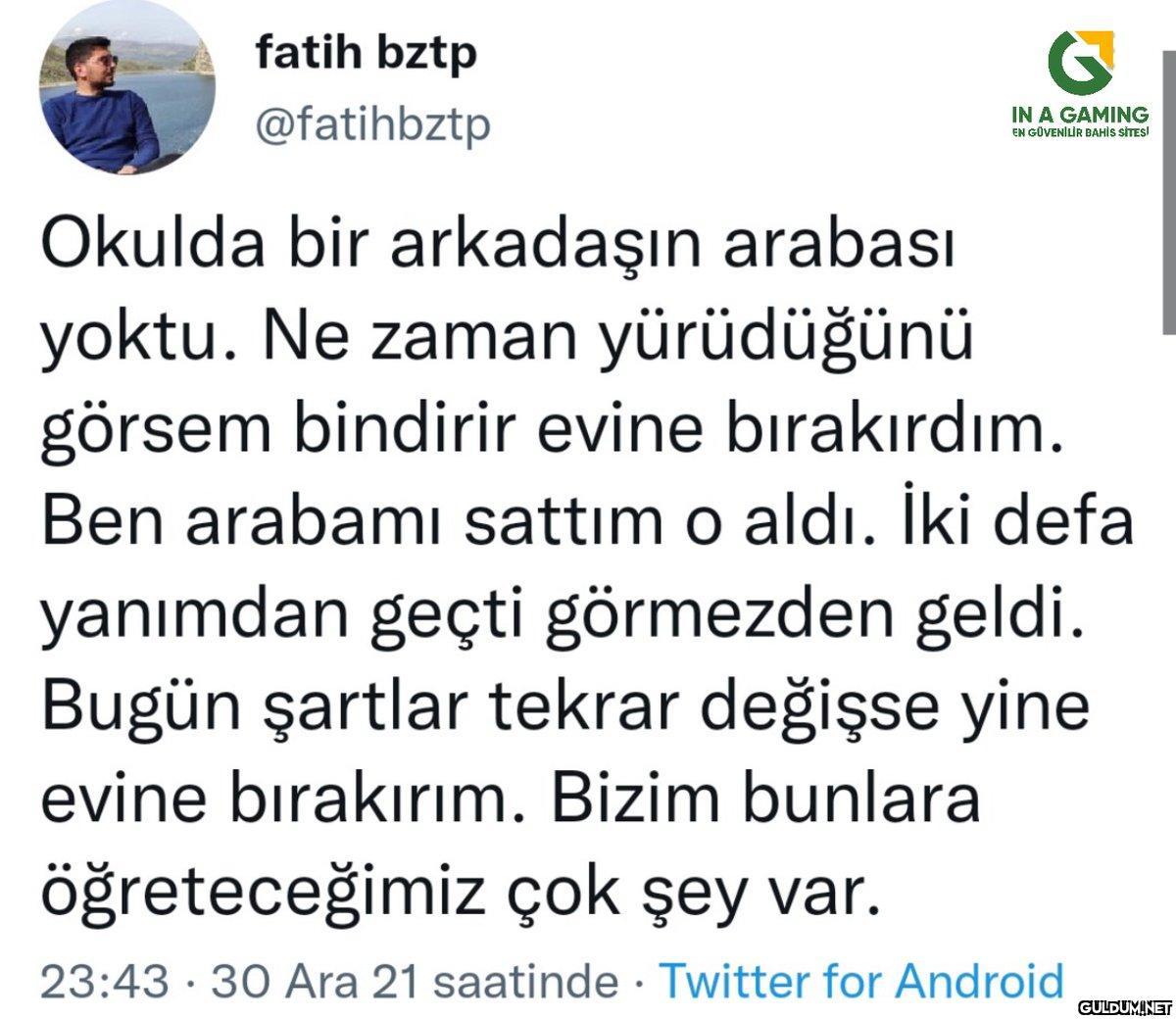fatih bztp @fatihbztp IN A...