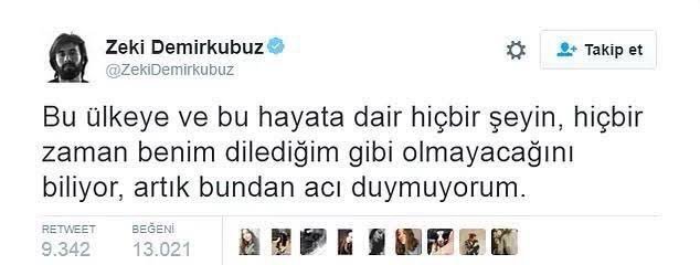 Zeki Demirkubuz...