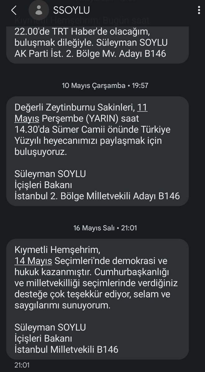 sayın bakanlarımıza ne...