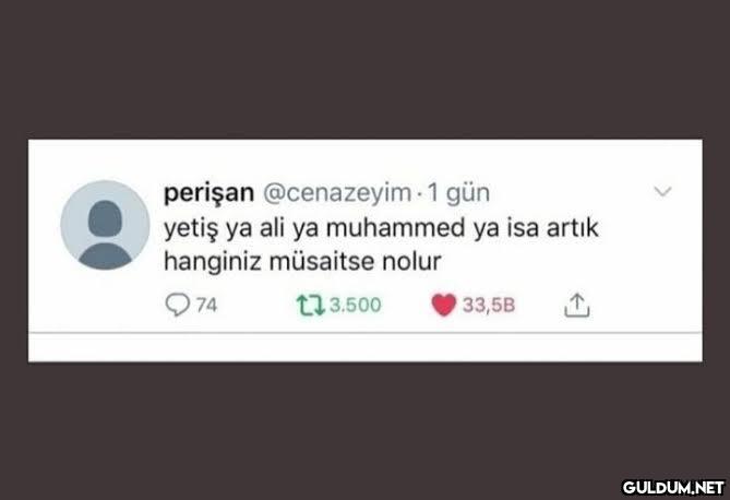 perişan @cenazeyim. 1 gün...