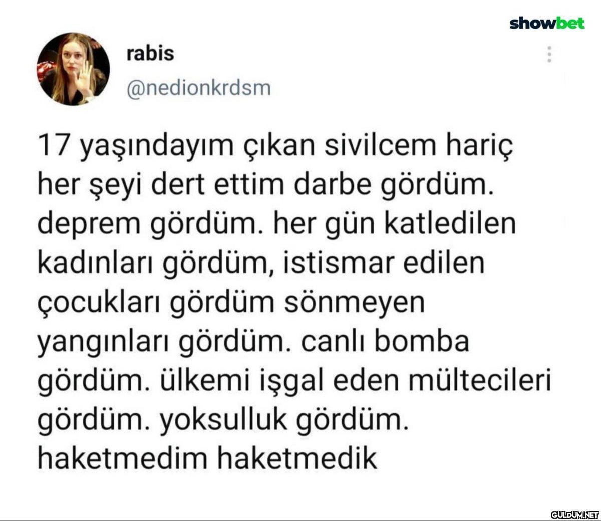 rabis @nedionkrdsm showbet...