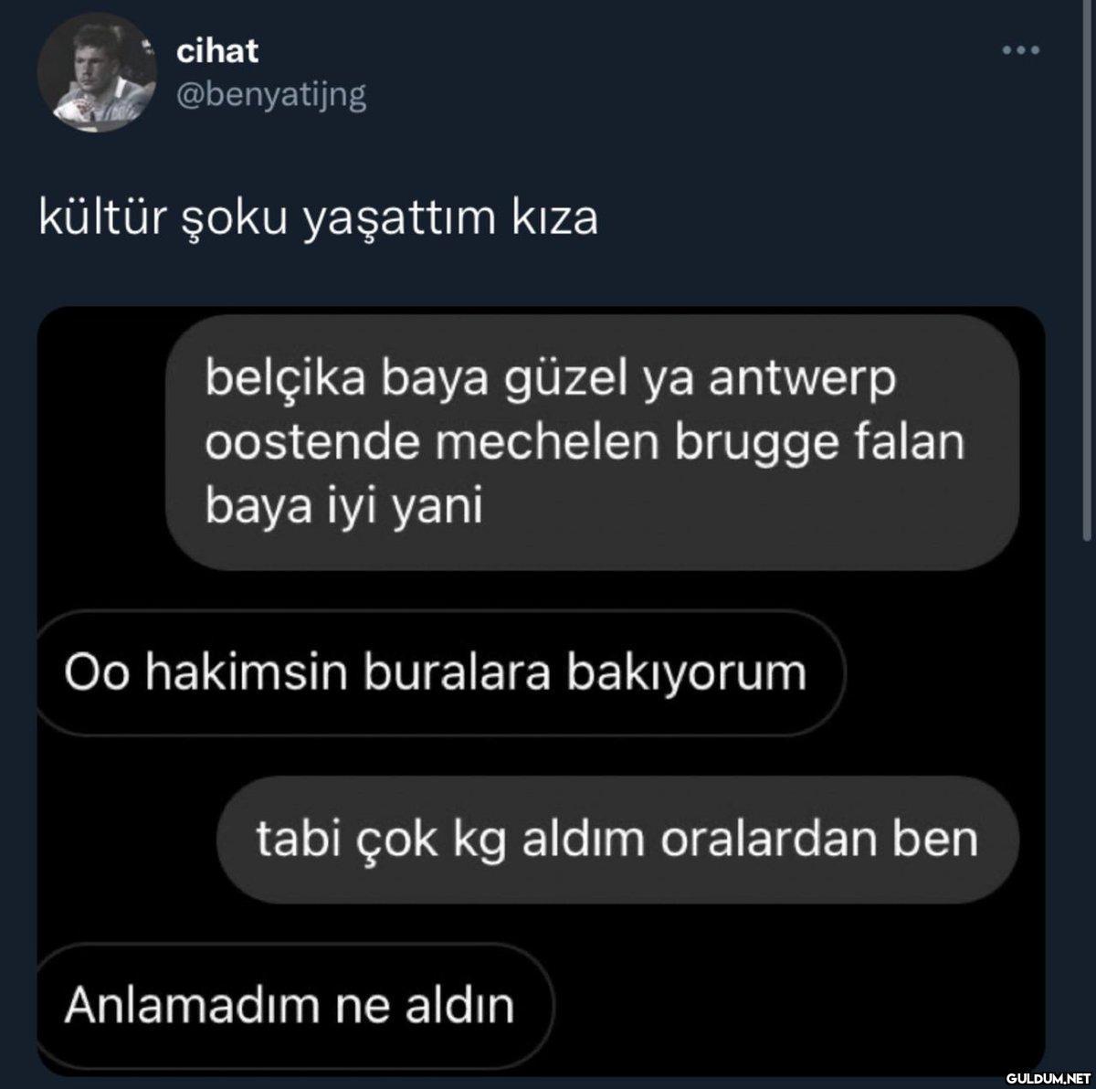 Kültür şoku...