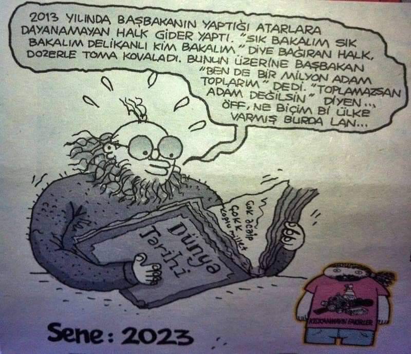 Ne biçim bi ülke olduk.....