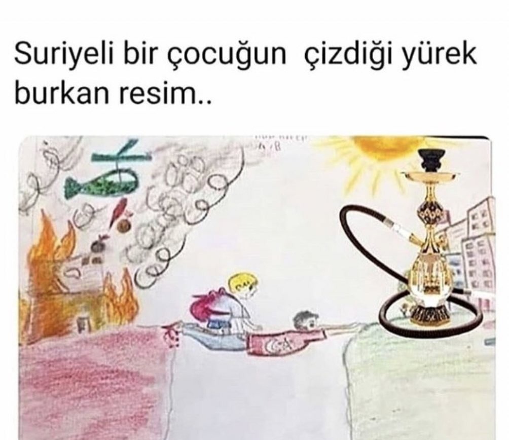 Suriyeli bir çocuğun...