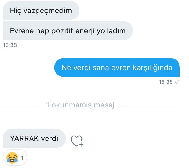 Hiç vazgeçmedim Evrene hep...