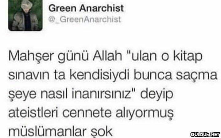 Green Anarchist...