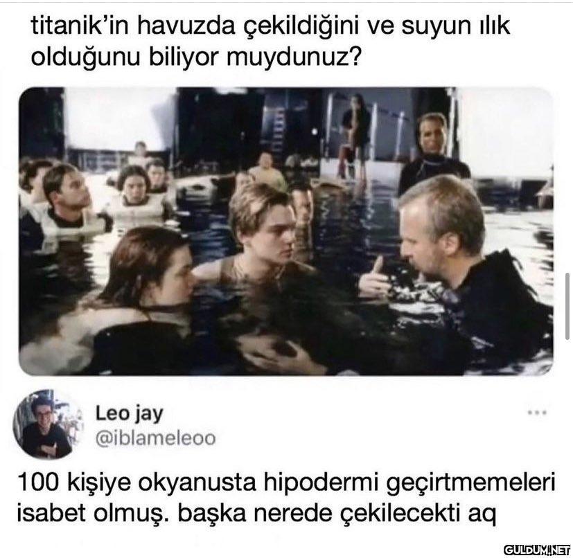 titanik'in havuzda...