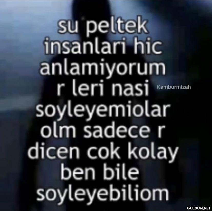 su peltek insanlari hic...