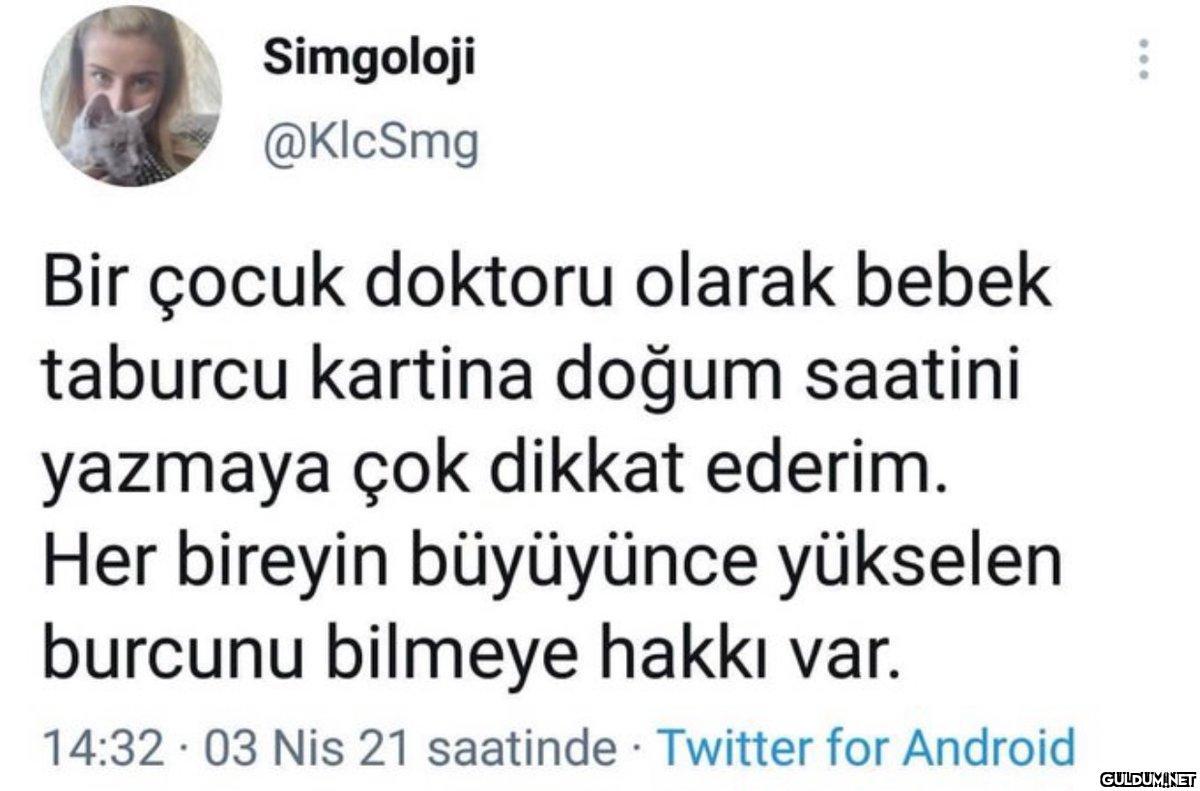 Simgoloji @KlcSmg Bir...