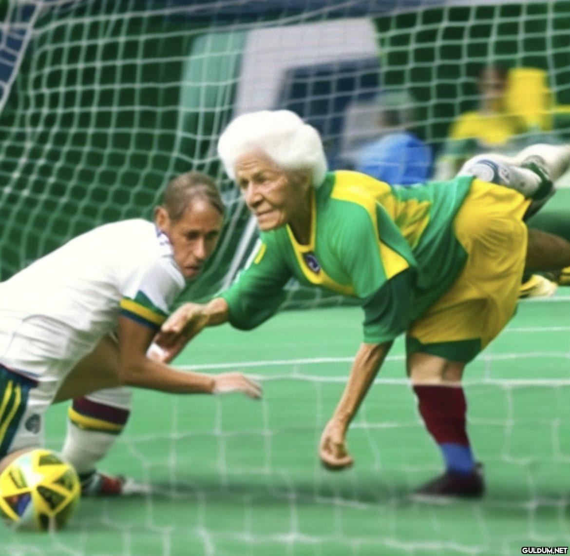 90yo grandma scoring in...