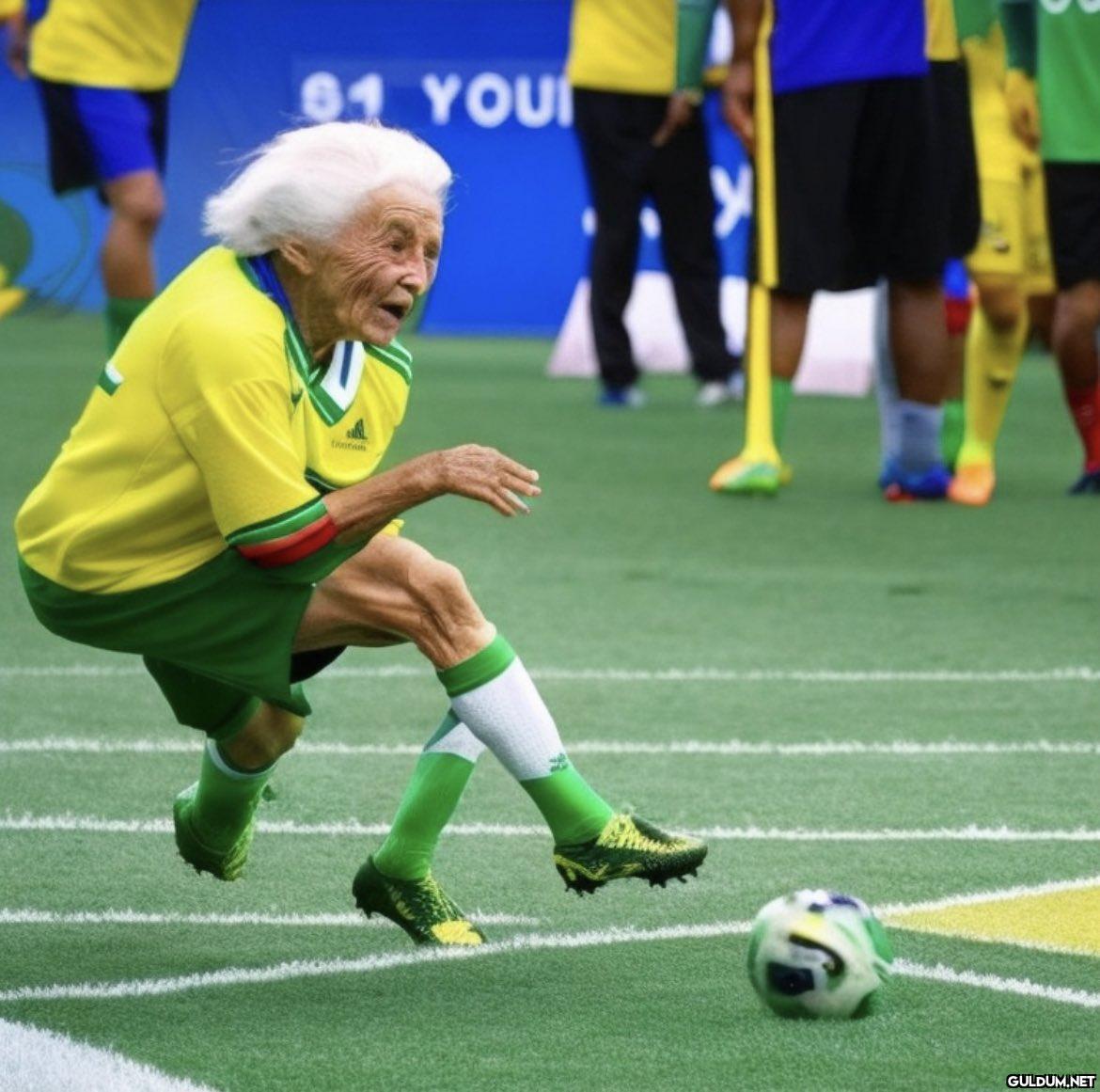 90yo grandma scoring in...