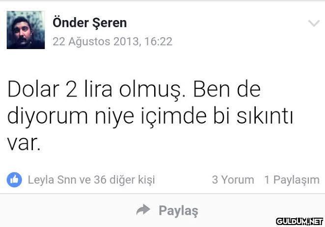 Dolar deyince aklıma...