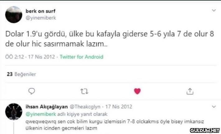 Dolar deyince aklıma...