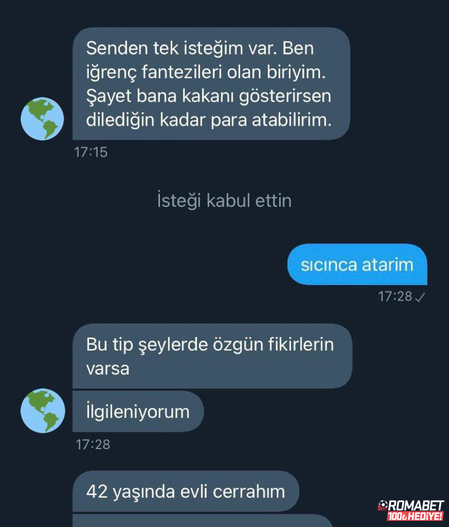 Senden tek isteğim var....