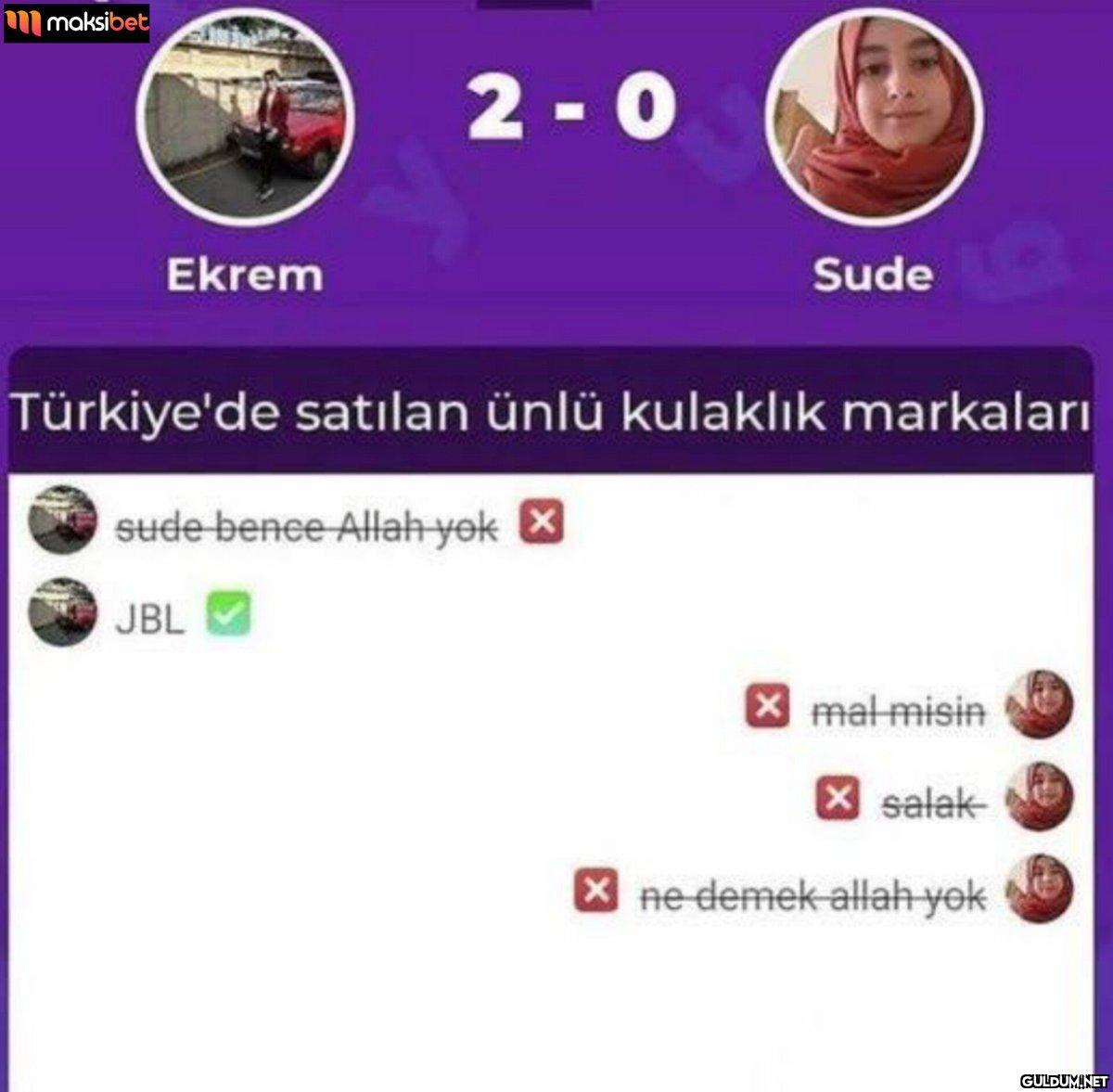 maksibet Ekrem 2-0 Sude To...