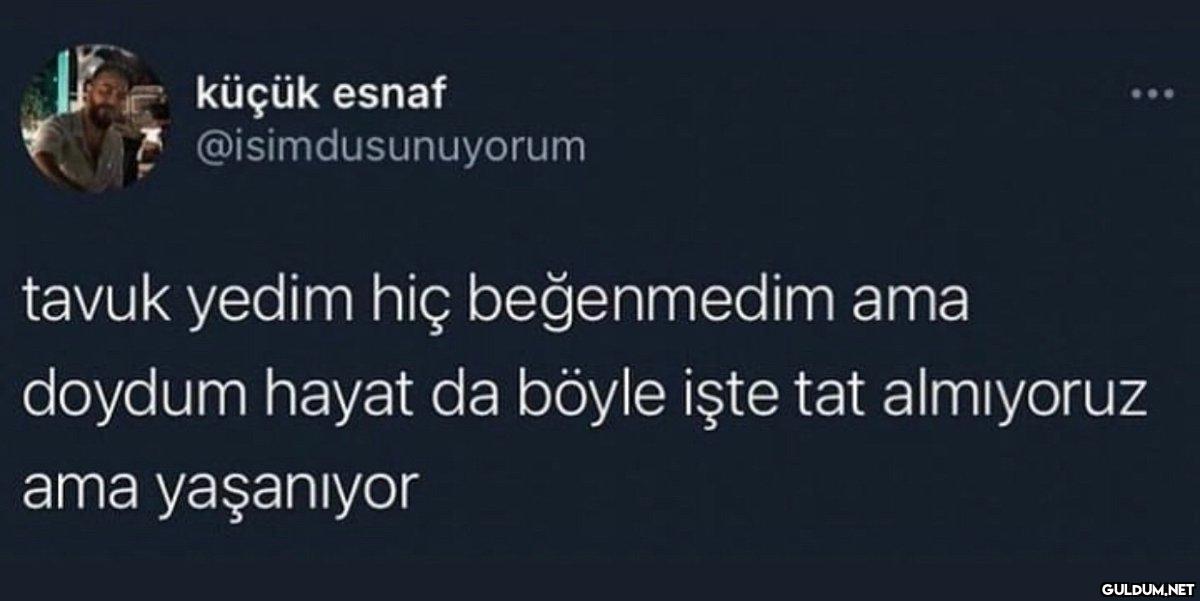 küçük esnaf...