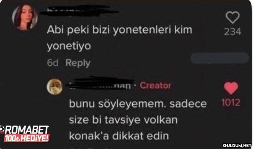 Abi peki bizi yonetenleri...