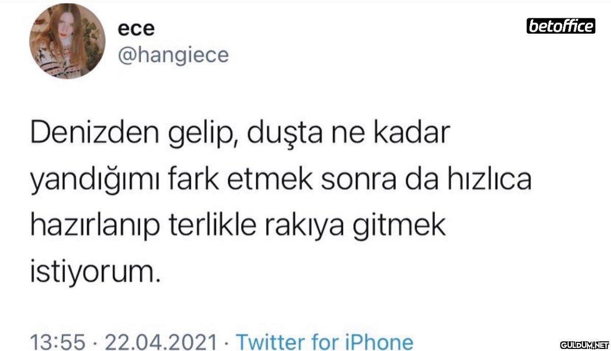 ece @hangiece . Denizden...