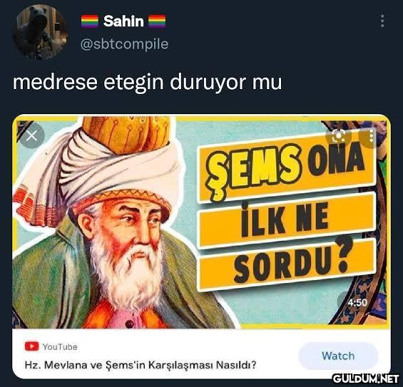 Sahin @sbtcompile medrese...