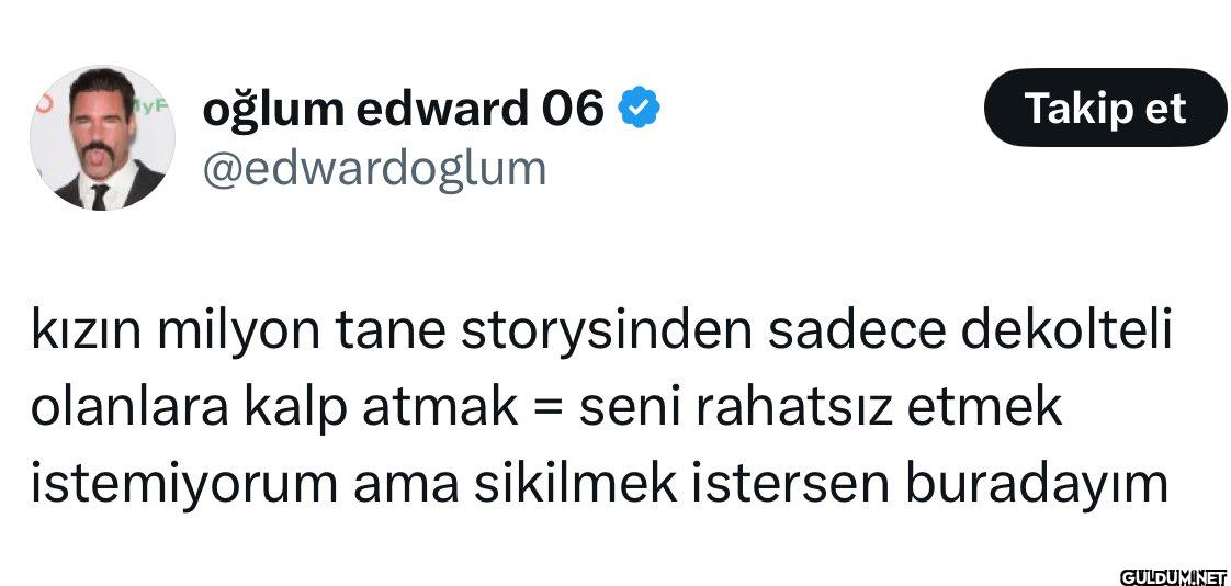 Takip et kızın milyon tane...