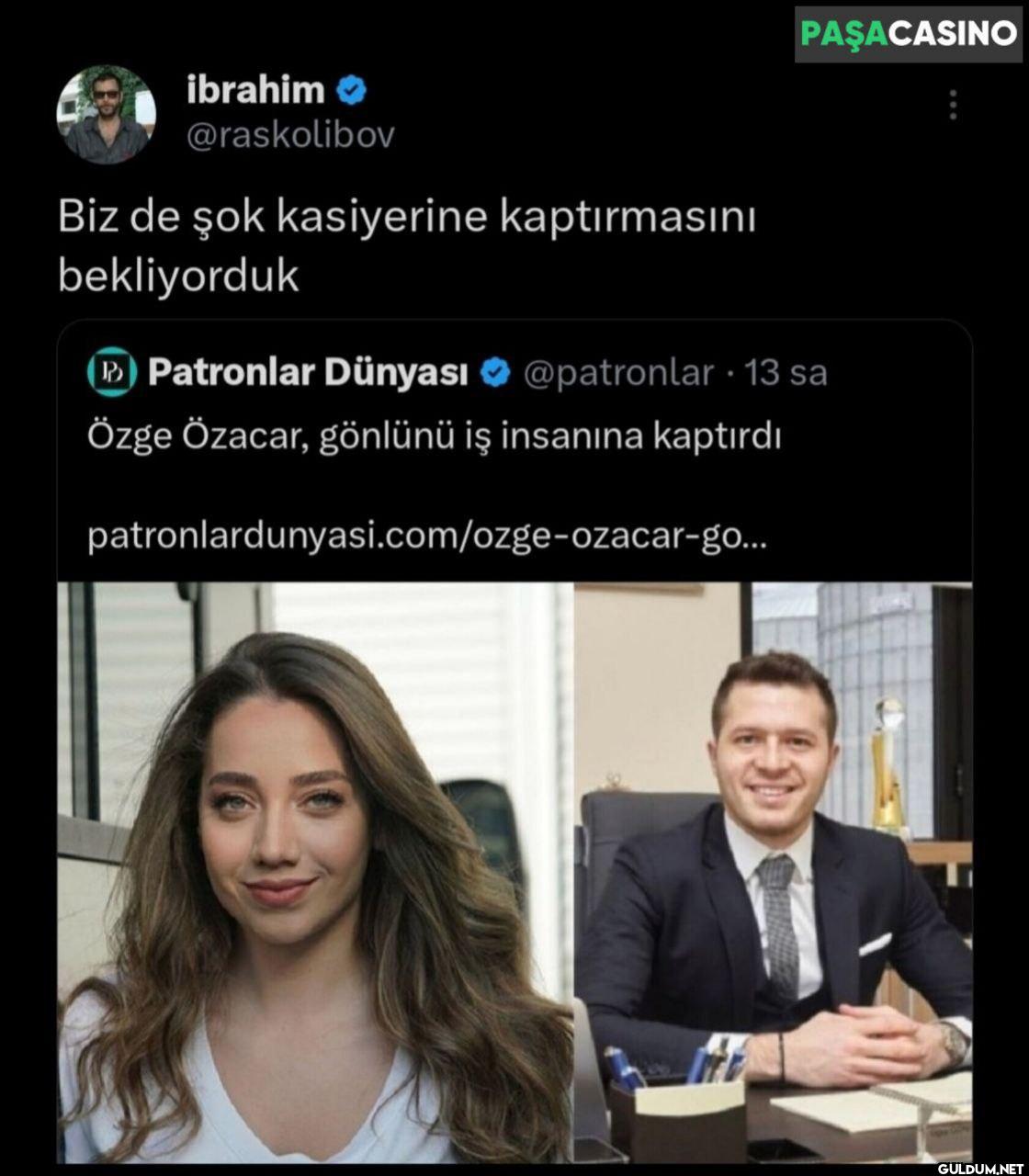 Biz de şok kasiyerine...