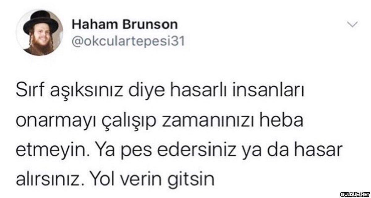 Haham Brunson...