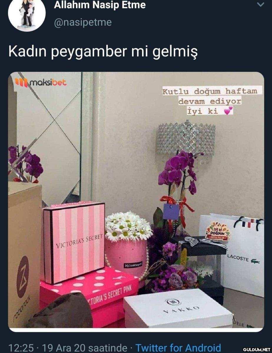 Allahım Nasip Etme...