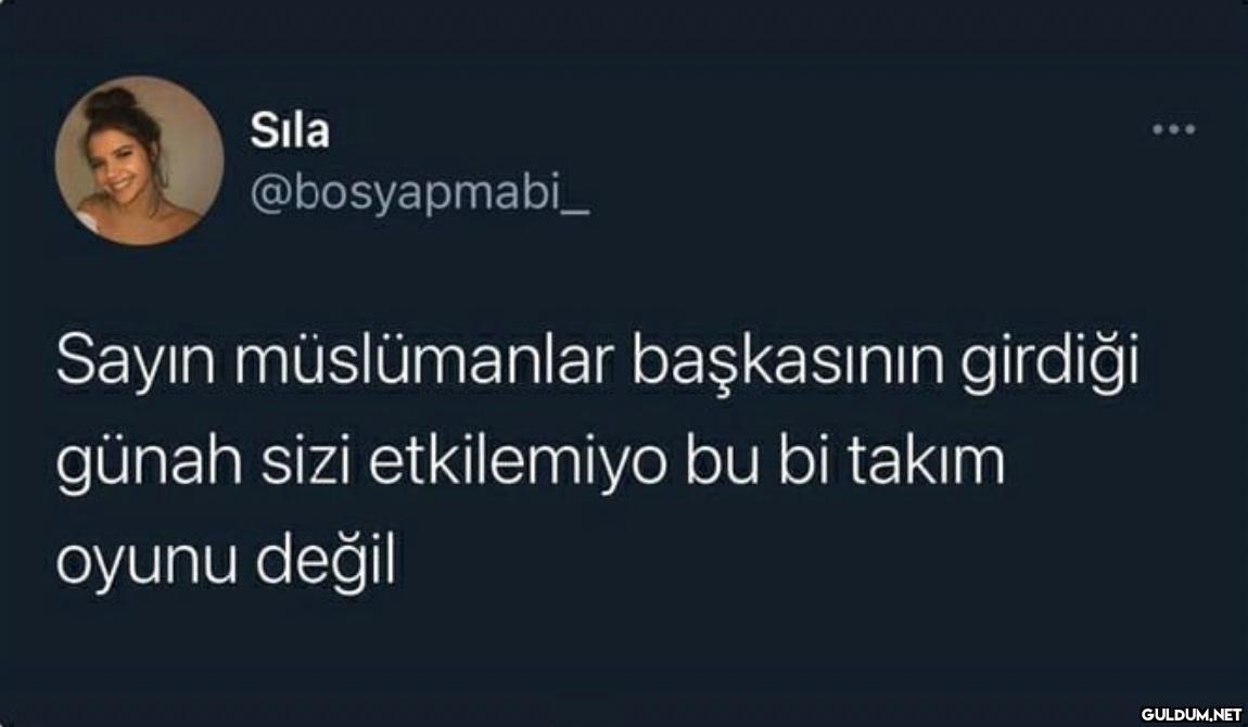 Sıla @bosyapmabi___ Sayın...