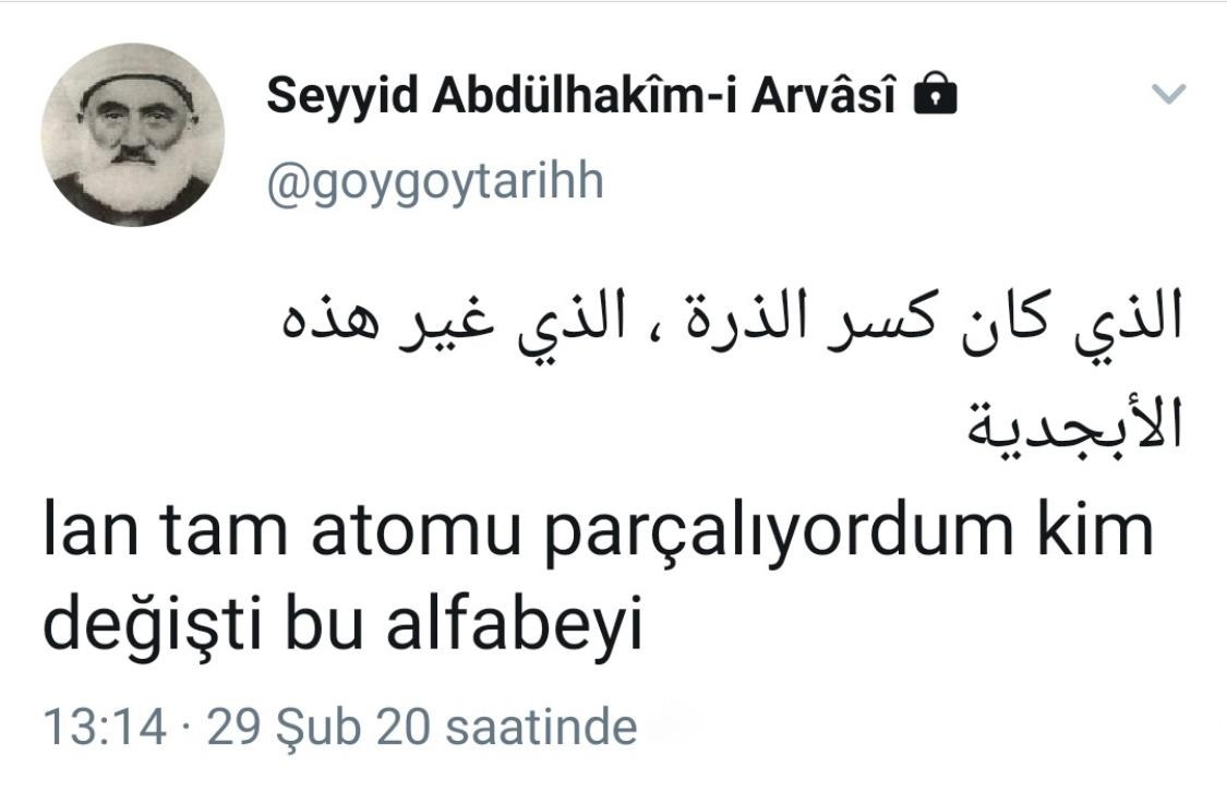 Seyyid Abdülhakîm-i Arvâsî...