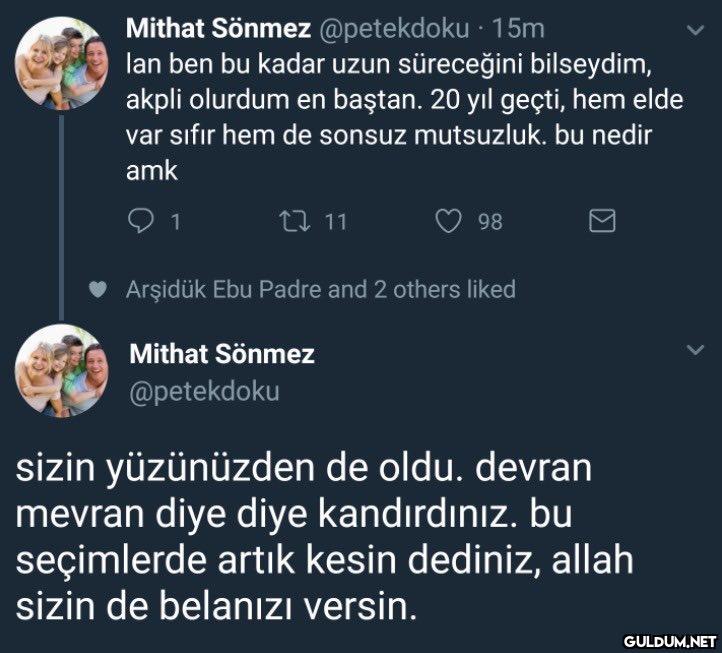 Mithat Sönmez @petekdoku...