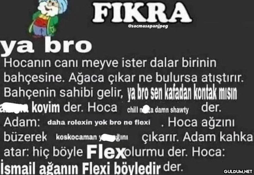 FIKRA @sacmasapanjpeg ya...