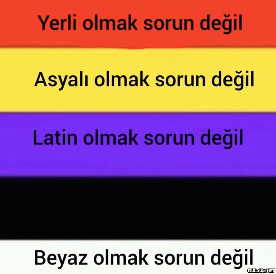Yerli olmak sorun değil...