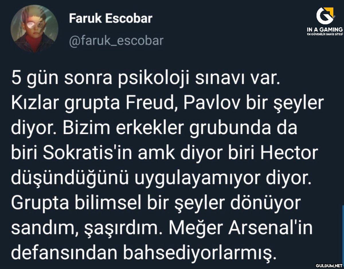 Faruk Escobar...