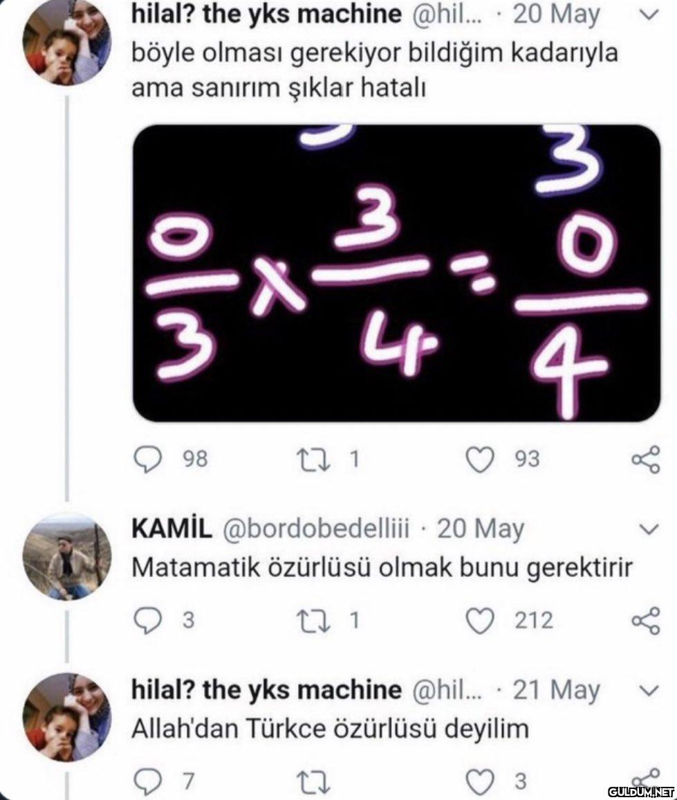 hilal? the yks machine...