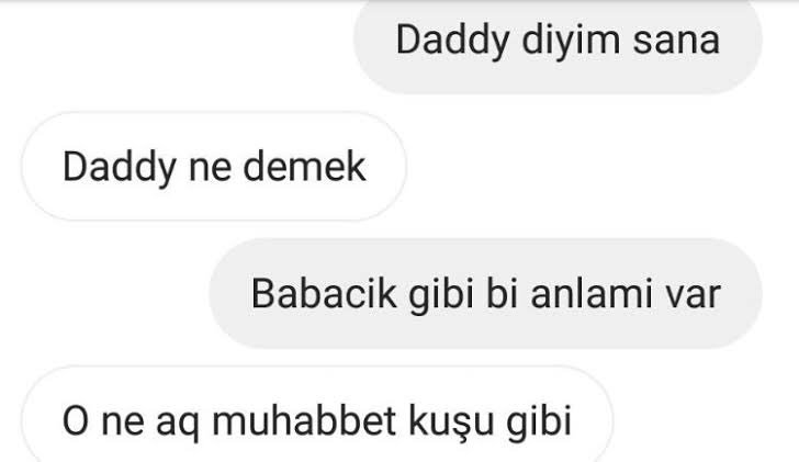 senin de babalar günün...