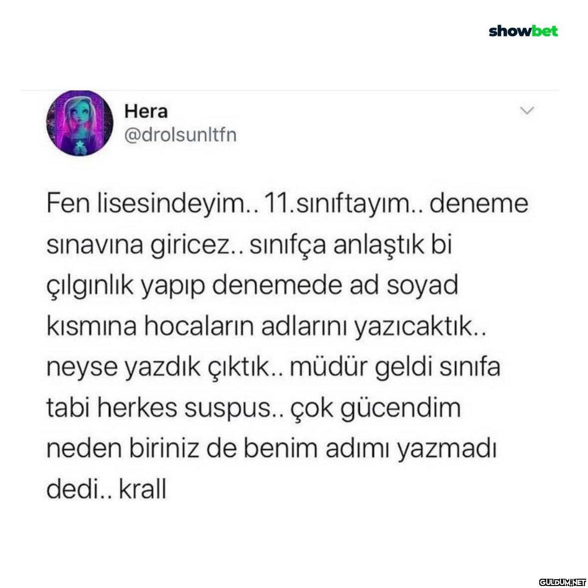 Hera @drolsunltfn showbet...