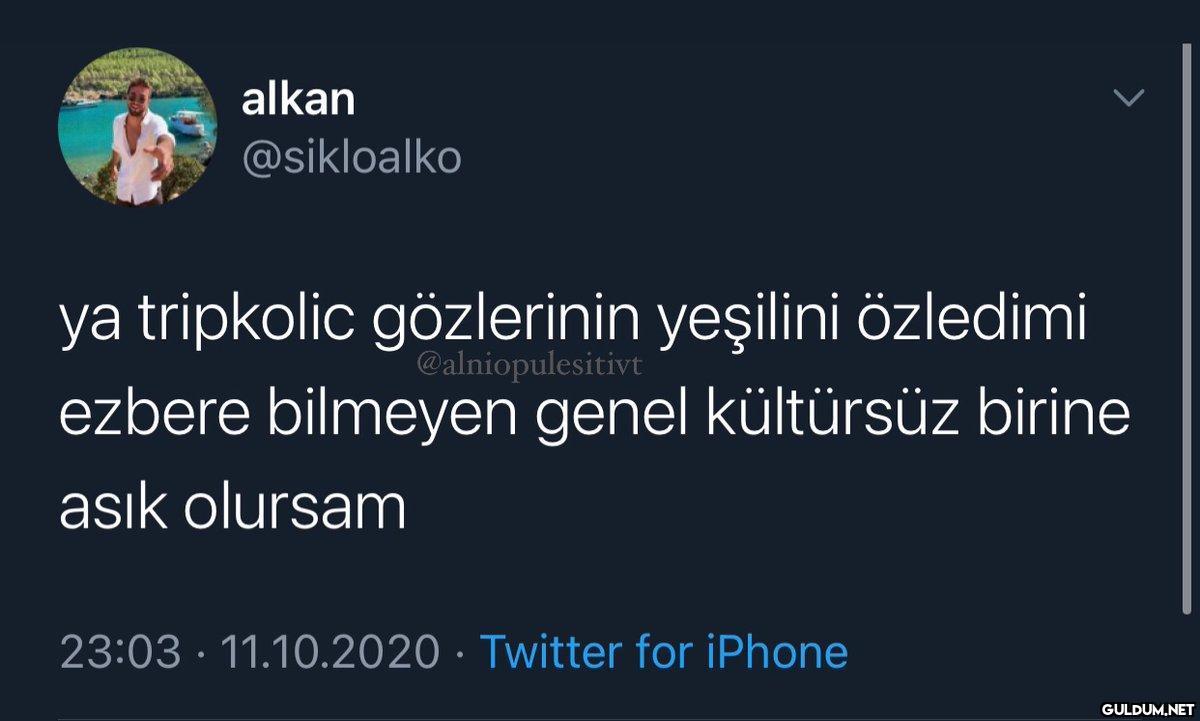 alkan @sikloalko ya...