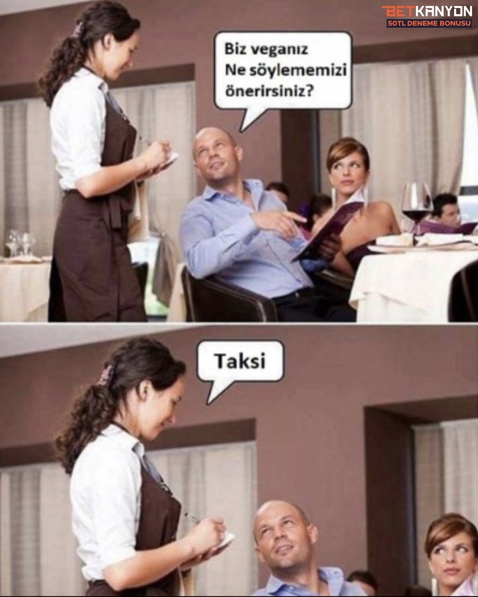 Biz veganiz Ne söylememizi...