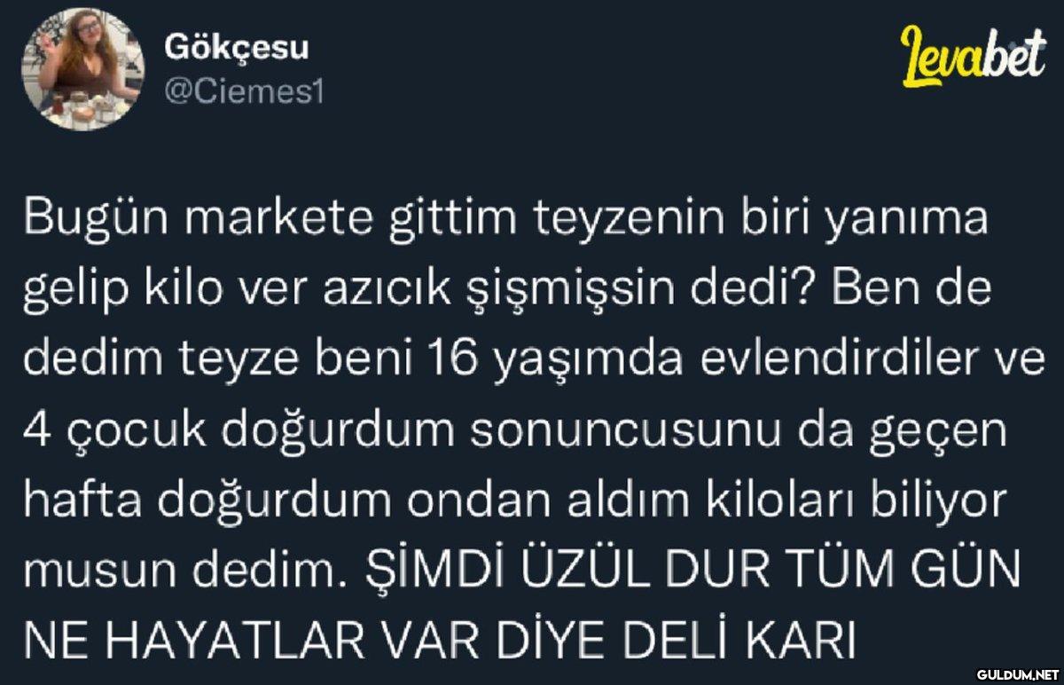Gökçesu @Ciemes1 levabet...