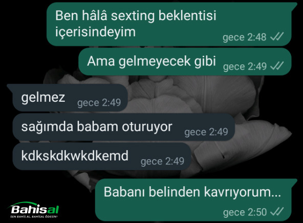 Ben hâlâ sexting...